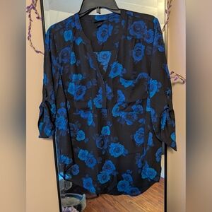 NWOT Torrid Chiffon Harper Blouse